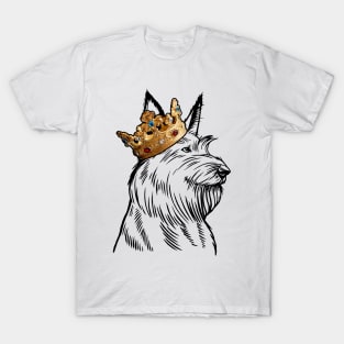 Berger Picard Dog King Queen Wearing Crown T-Shirt